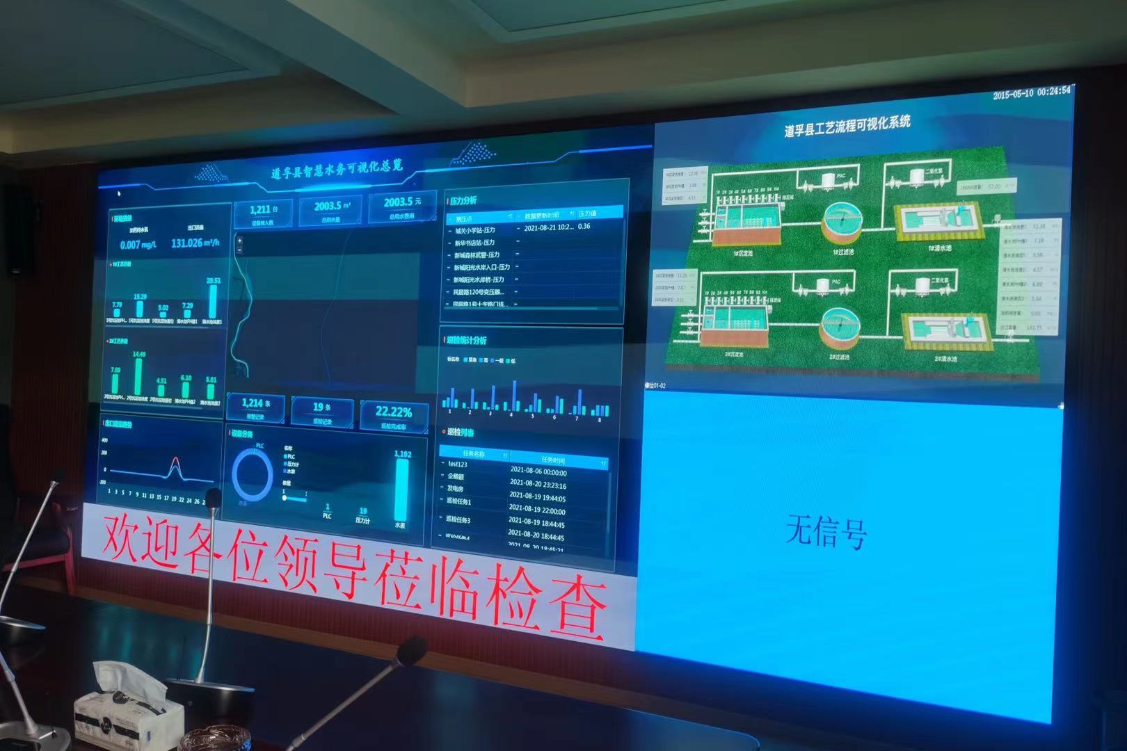8月21日，深龍軟件協(xié)作道孚縣智慧水務(wù)系統(tǒng)正式上線